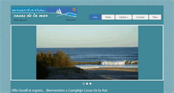 Desktop Screenshot of casasdelamar.com.ar